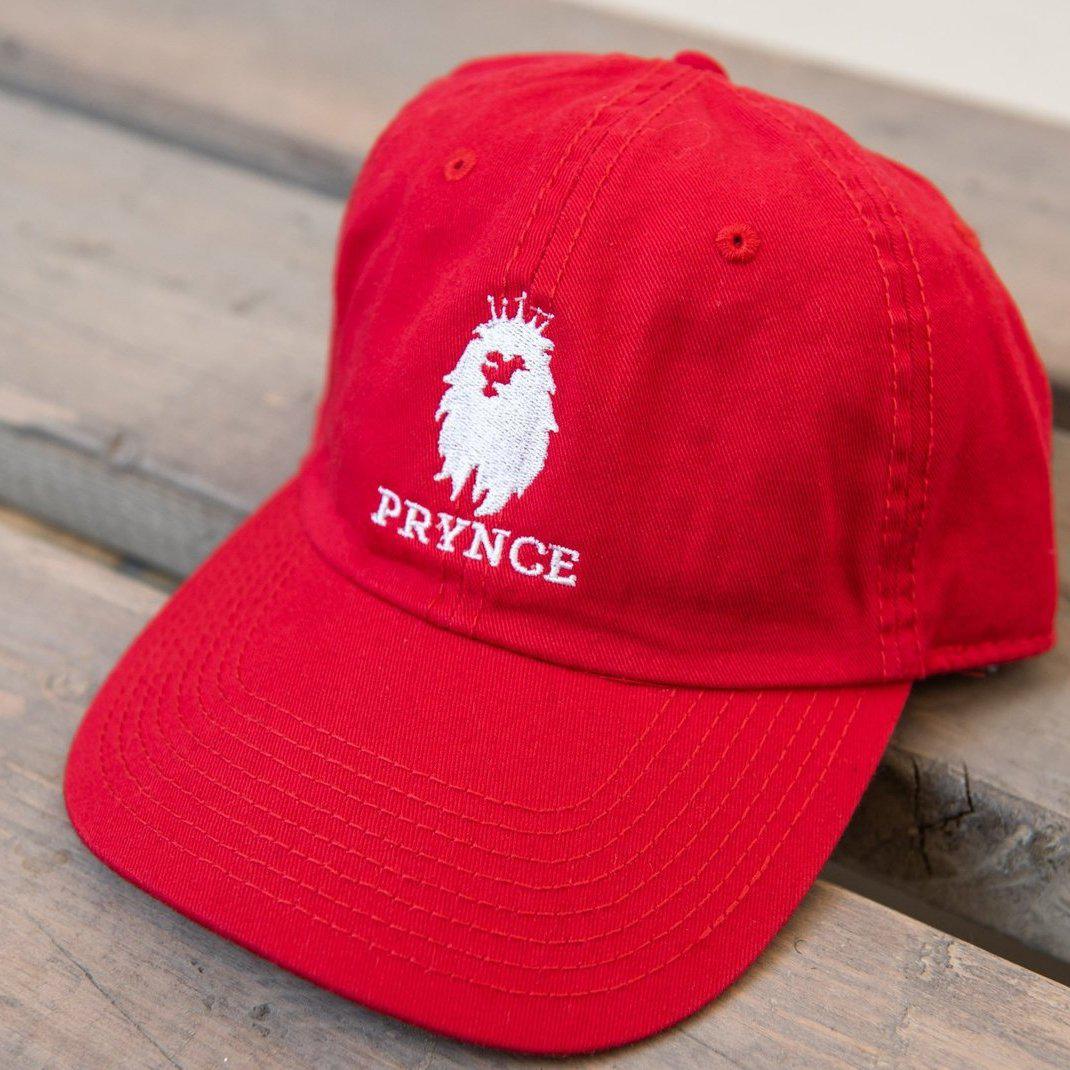Red \'\'Prynce\'\' Unisex Lion Embroidery – Cap Baseball Prynce Clothing
