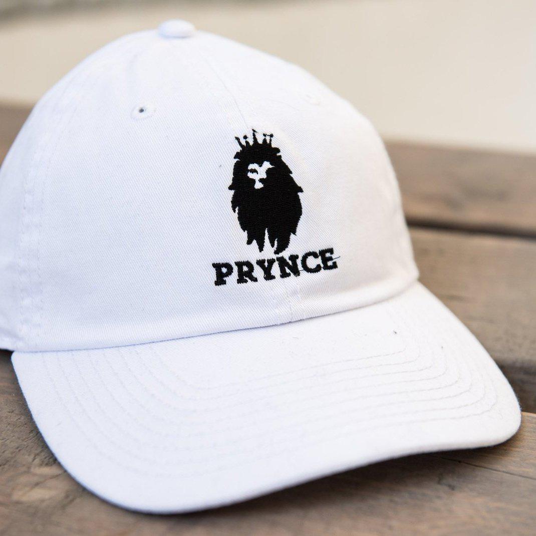 White ''Prynce'' Unisex Lion Embroidery Baseball Cap – Prynce Clothing
