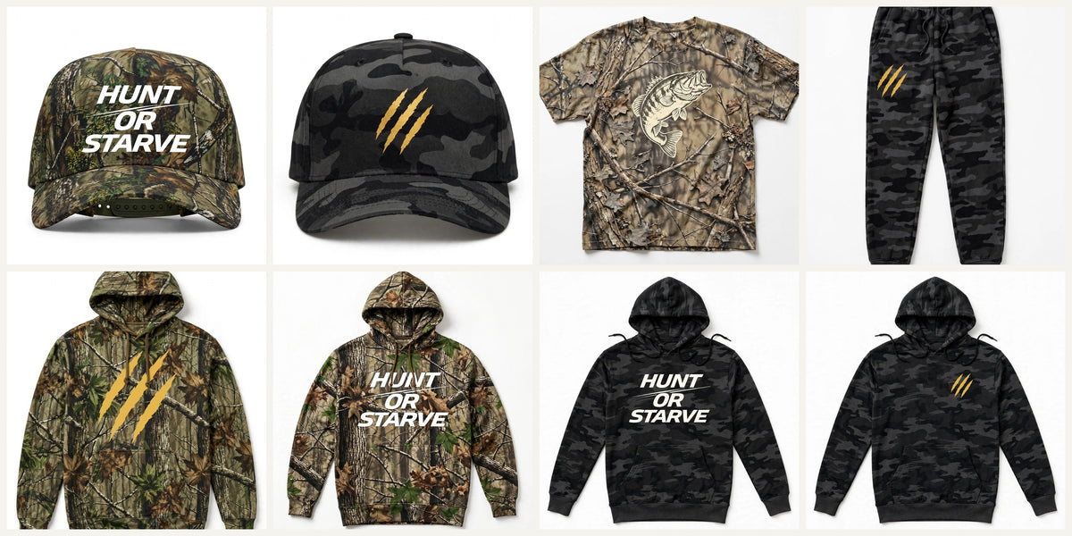 The Hunt Collection — camo lineup