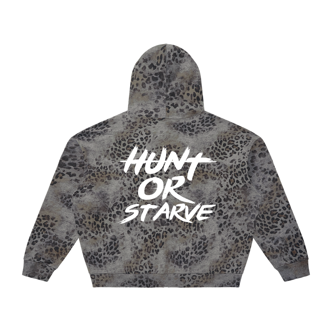 Hunt or Starve Predator Zip Hoodie