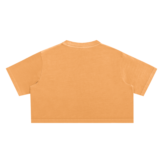 Hunt or Starve Snow Wash Crop Tee
