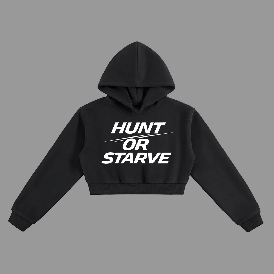 Black hoodie with text &