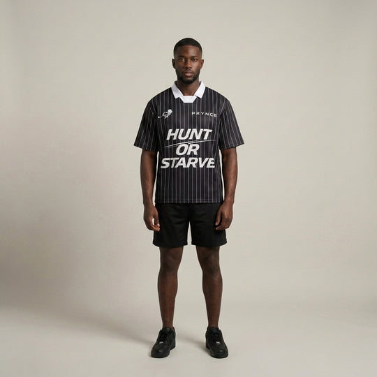Hunt or Starve Nadelstreifen-Trikot