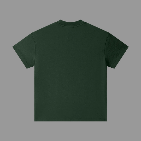 Beige t-shirt on a grey background
