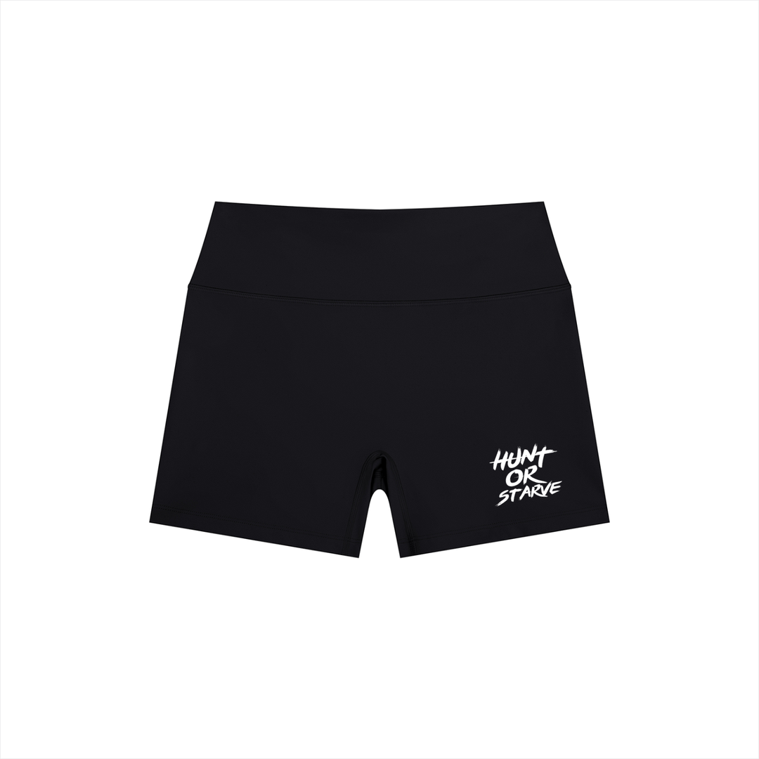 Hunt or Starve Pounce Yoga Shorts