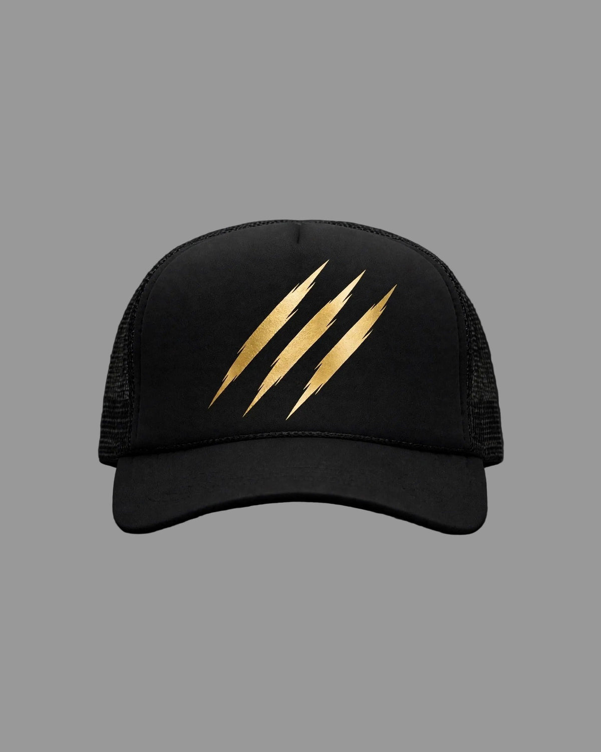 PRYNCE Claw Marks Foam Trucker Hat — front view, full hat in frame