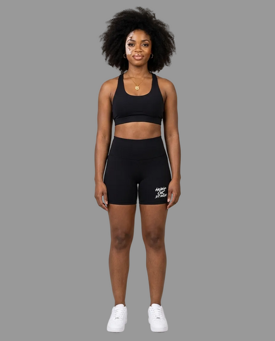 Hunt or Starve Pounce Yoga Shorts