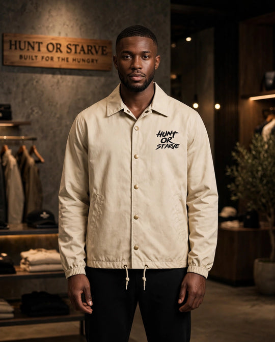 Hunt or Starve Coaches Jacket