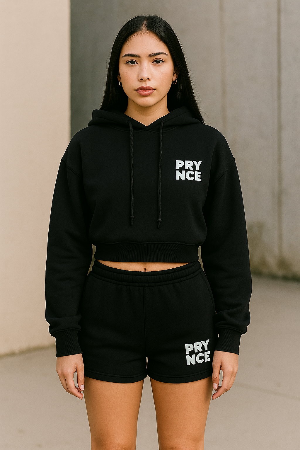 Prynce Essential Cropped Hoodie