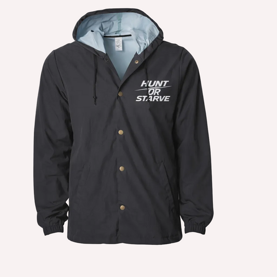 Black jacket with &