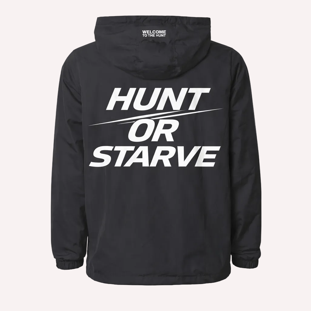 Black jacket with &