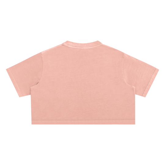 Hunt or Starve Snow Wash Crop Tee