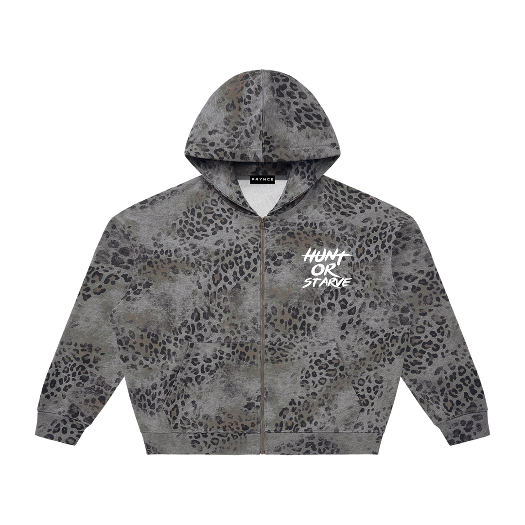 Hunt or Starve Predator Zip Hoodie