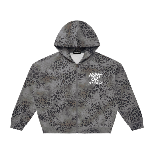 Hunt or Starve Predator Zip Hoodie