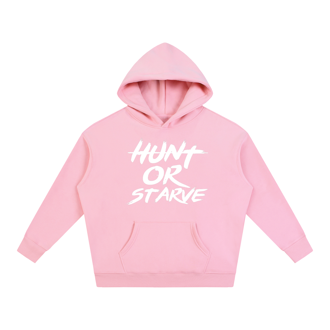 Hunt or Starve Oversized Fleece Hoodie
