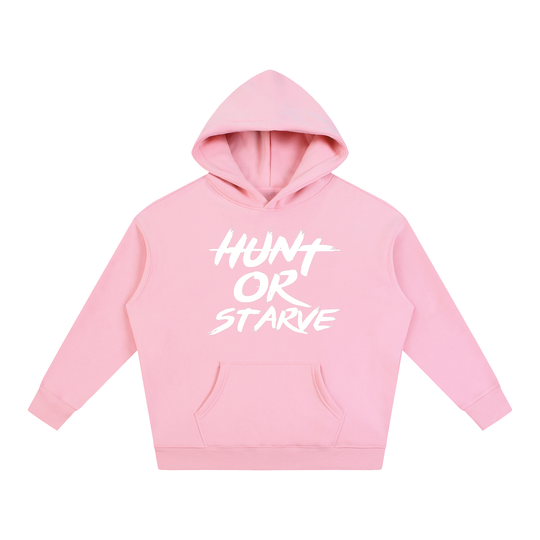 Hunt or Starve Oversized Fleece Hoodie
