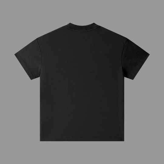 White t-shirt on a prynce text Pure Cotton Essential Kids grey background
