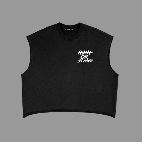 Hunt or Starve Terry Boxy Tank