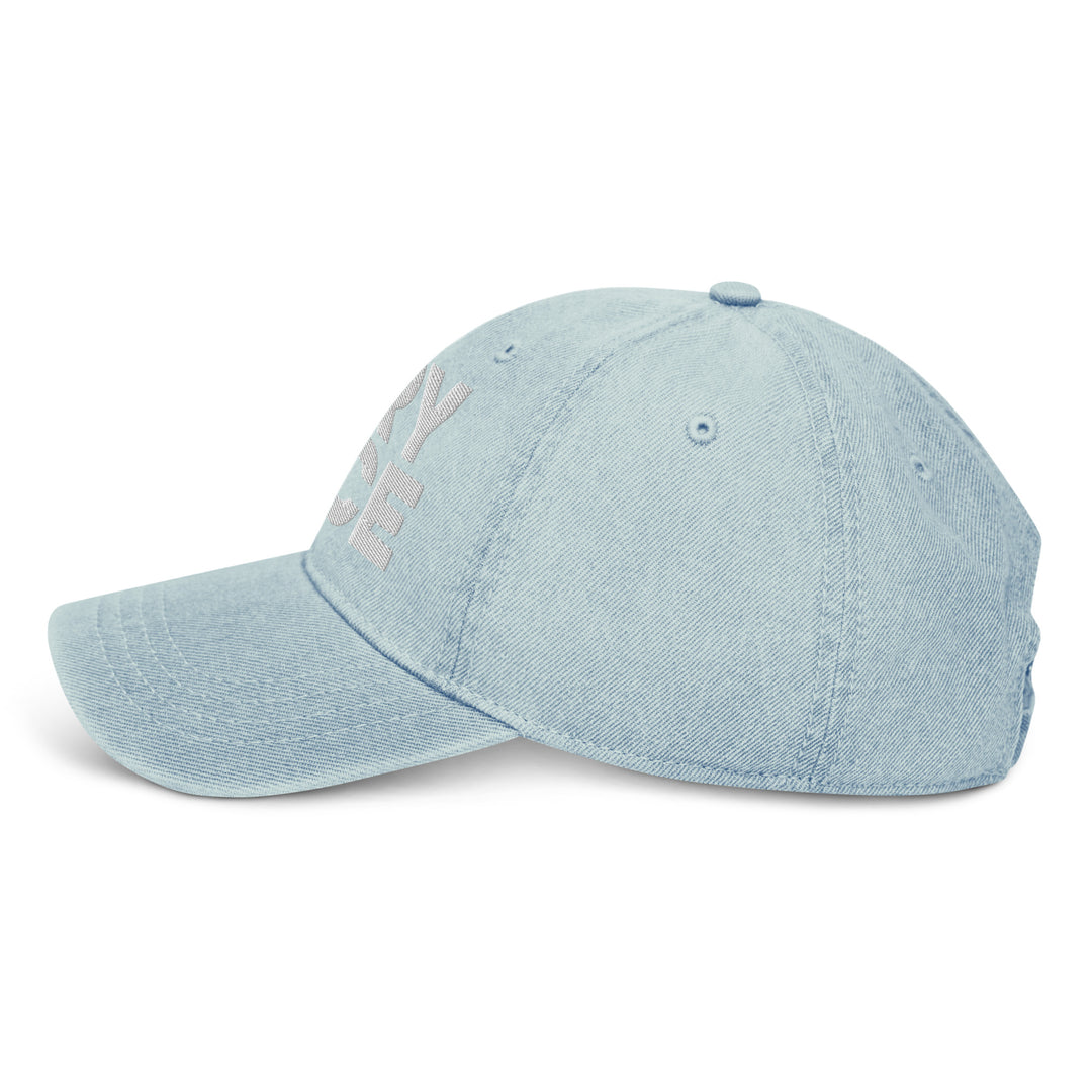 PRY NCE Embroidered Denim Hat