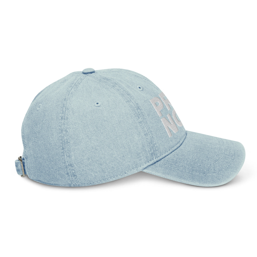 PRY NCE Embroidered Denim Hat