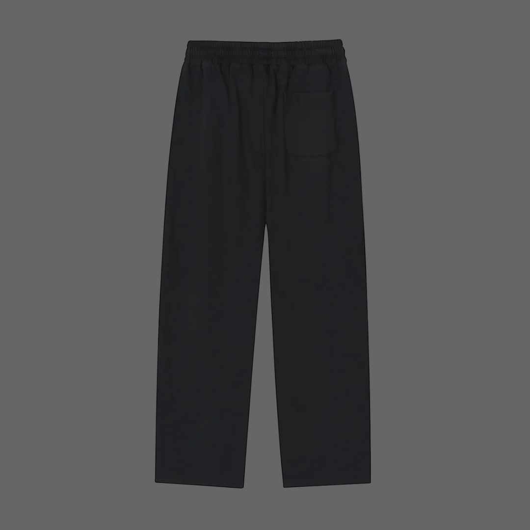 Black pants on a white background