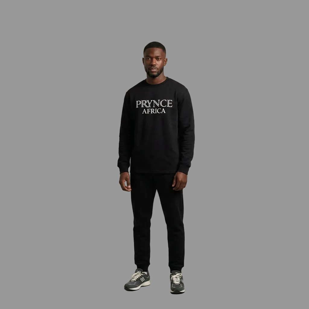 Model wearing the PRYNCE AFRICA Long Sleeve Tee, PRYNCE studio catalog tile
