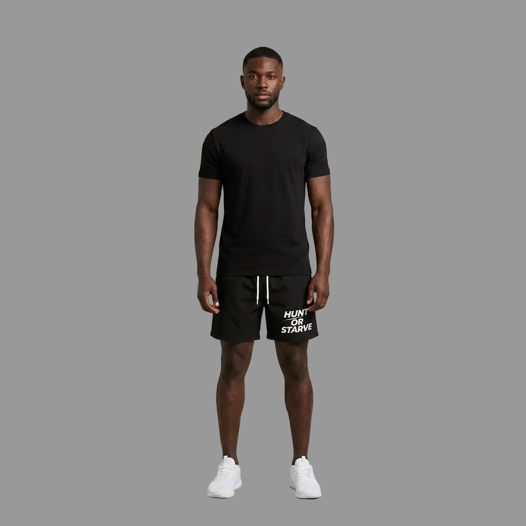 Model wearing the H.O.S Core Shorts, PRYNCE studio catalog tile