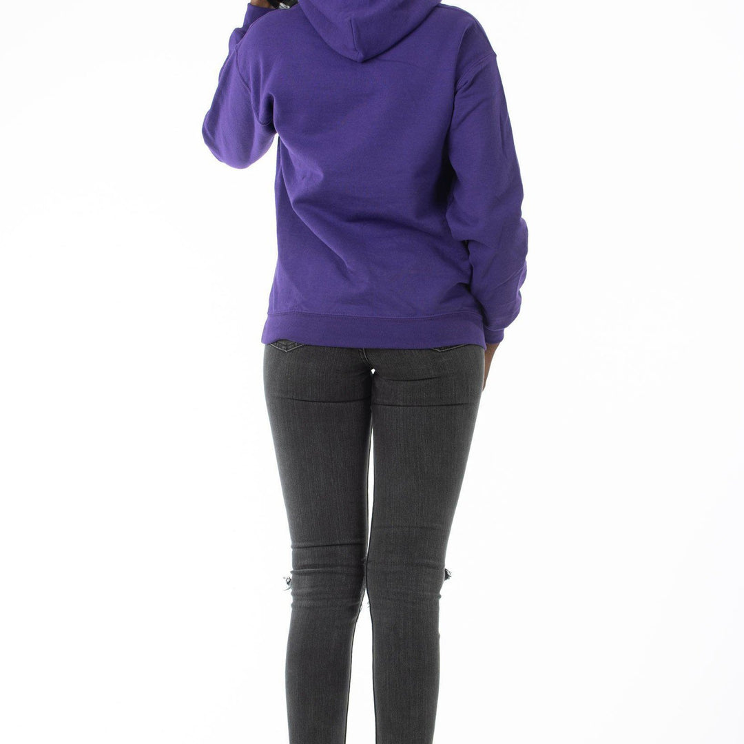Purple Hoodie ''H.O.S'' Women's Embroidery Long-Sleeve Hoodie
